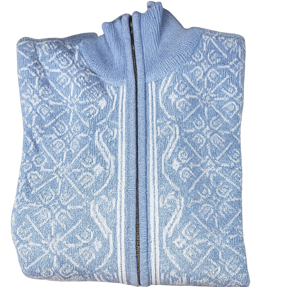 Dale of Norway Blue and White Sweater